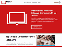 Tablet Screenshot of medienhandbuch.at